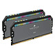 Mémoire Corsair Dominator Platinum RGB Black - 2 x 16 Go (32 Go) - DDR5 6000 MHz - CL36 - Ryzen Edition - Autre vue