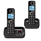 Téléphone fixe sans fil Alcatel F860 Voice Duo Noir - Autre vue