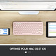 Clavier PC Logitech K380 Multi-Device for Mac - Rose - Autre vue