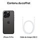 Smartphone Apple iPhone 15 Pro (Titane noir) - 1 To - Autre vue Smartphone Apple iPhone 15 Pro (Titane noir) - 1 To - Autre vue