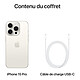 Smartphone Apple iPhone 15 Pro (Titane blanc) - 1 To - Autre vue Smartphone Apple iPhone 15 Pro (Titane blanc) - 1 To - Autre vue