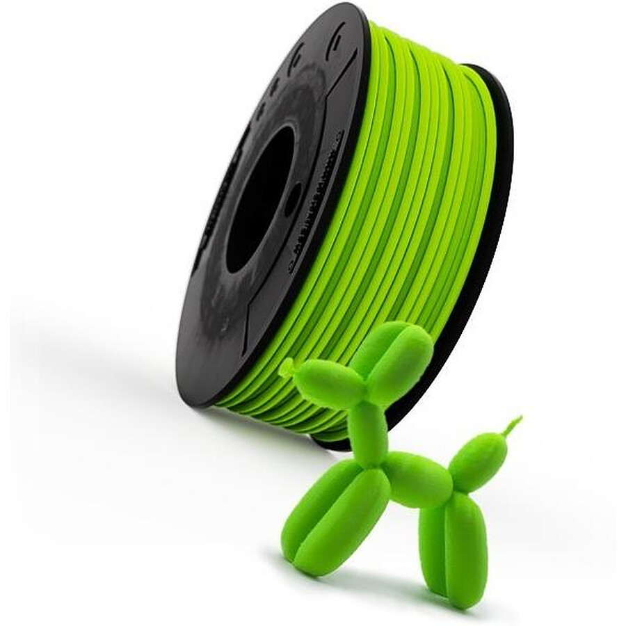 Filament 3D Recreus FilaFlex 82A ORIGINAL vert pomme (green) 2,85 mm 0,25kg