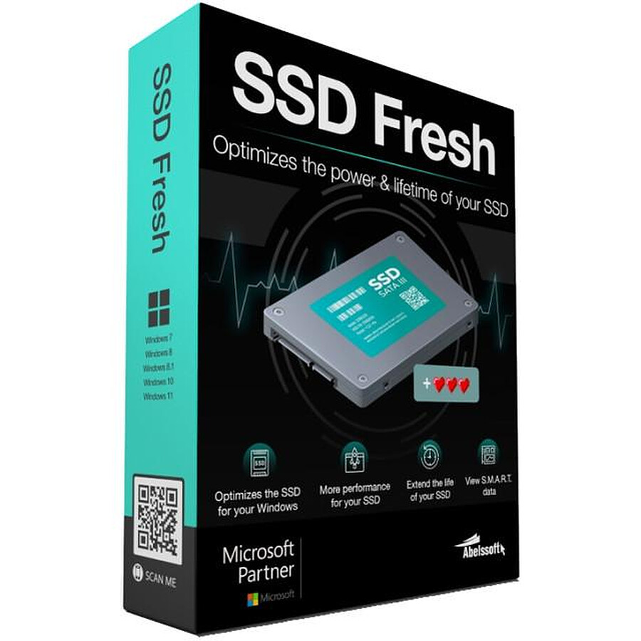 Logiciel utilitaire SSD Fresh - Licence perpétuelle - 1 PC - A télécharger