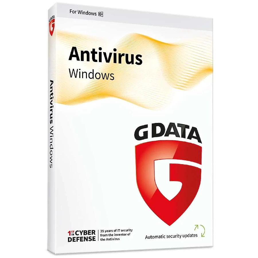 Logiciel antivirus et sécurité G DATA Antivirus - Licence 1 an - 5 postes - A télécharger