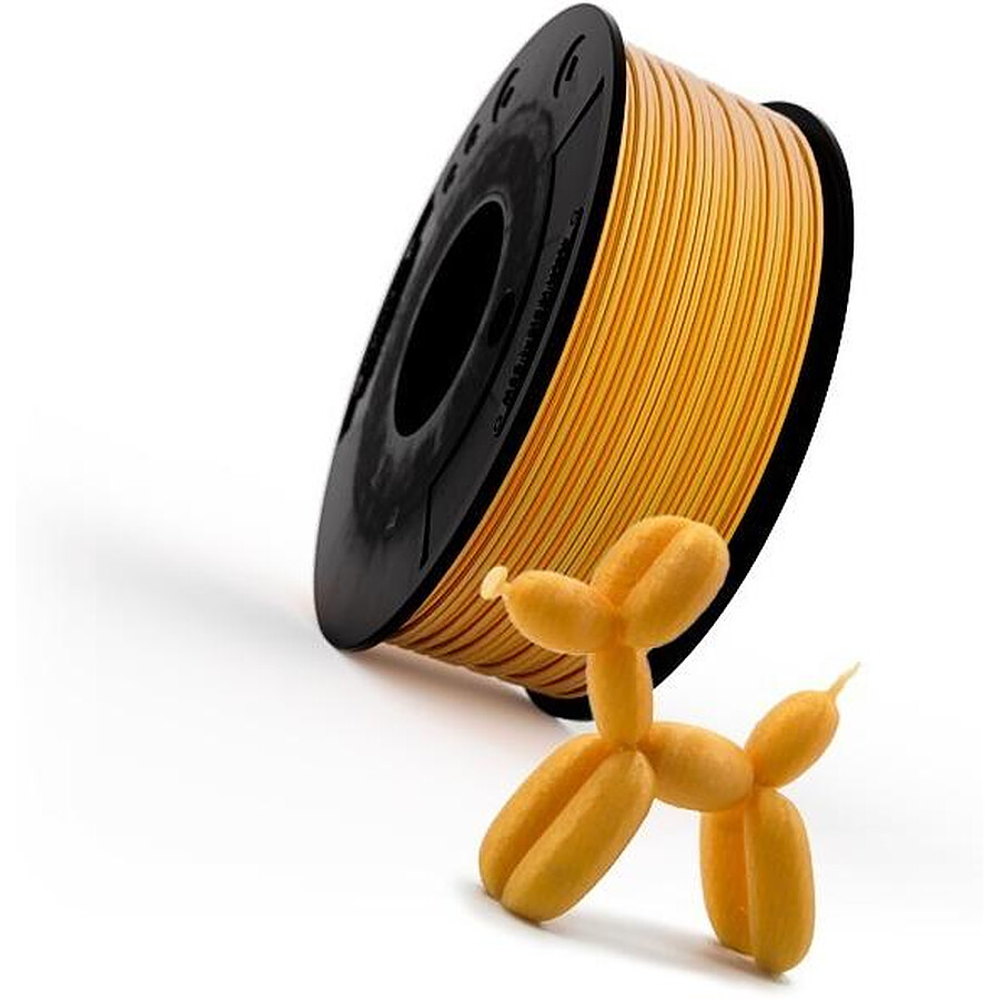 Filament 3D Recreus FilaFlex 82A ORIGINAL or (gold) 1,75 mm 0,25kg