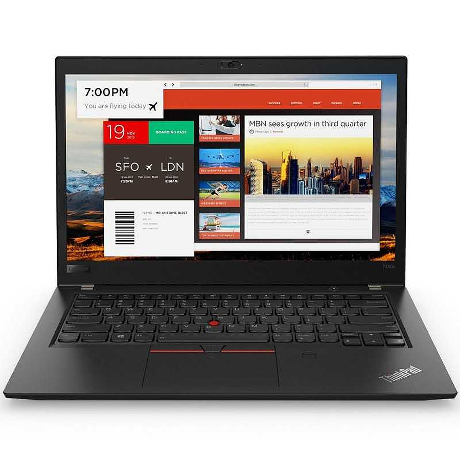 PC portable reconditionné Lenovo ThinkPad T480S (T480S16240i5) · Reconditionné