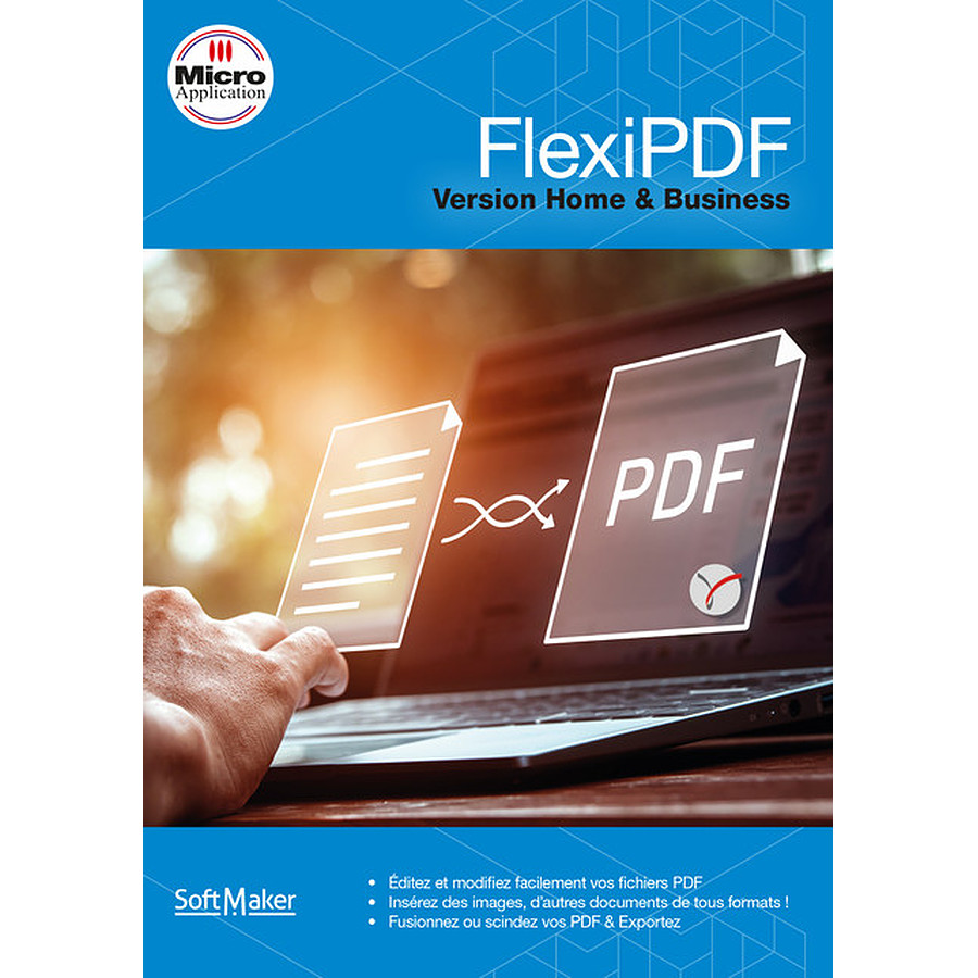 Logiciel bureautique FlexiPDF Home & Business - Licence perpétuelle - 3 PC - A télécharger