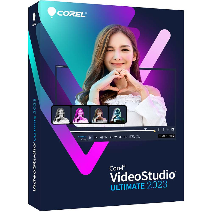 Logiciel image et son Corel VideoStudio Ultimate 2023 - Licence perpétuelle - 1 poste - A télécharger