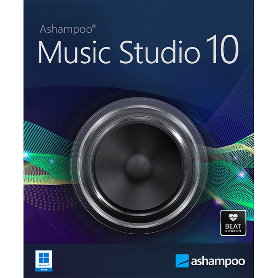 Logiciel image et son Ashampoo Music Studio 10 - Licences perpétuelle - 1 poste - A télécharger