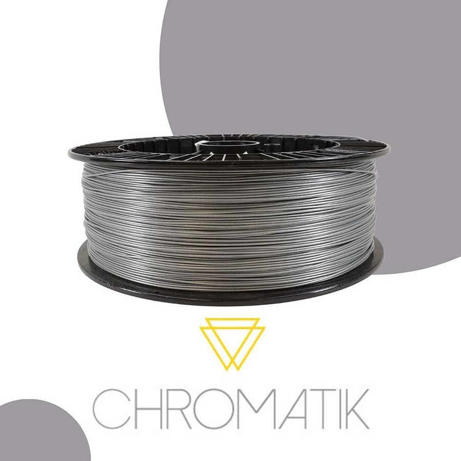 Filament 3D Chromatik - PLA Argent Perle 2200g - Filament 1.75mm