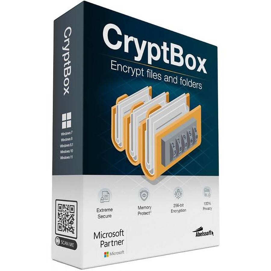 Logiciel utilitaire CryptBox - Licence perpétuelle - 1 PC - A télécharger