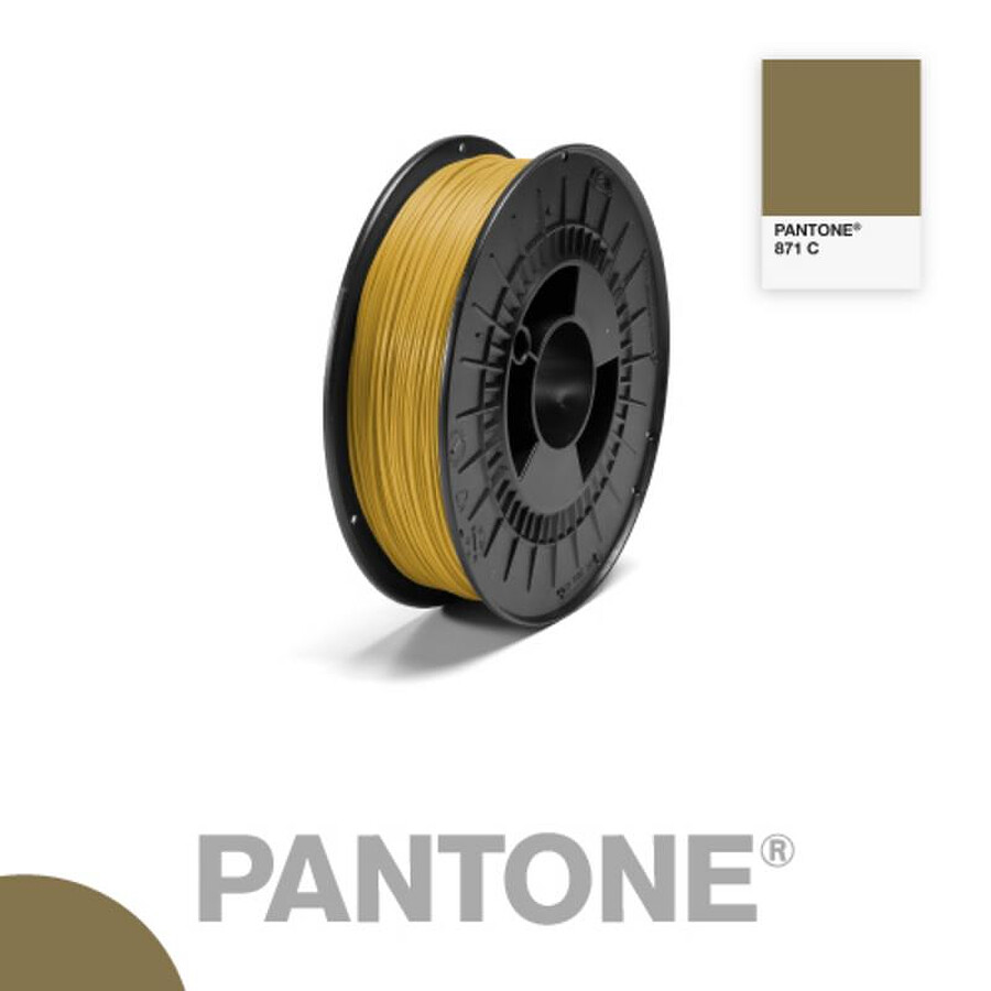 Filament 3D Pantone - PLA Or 750g - Filament 1.75mm