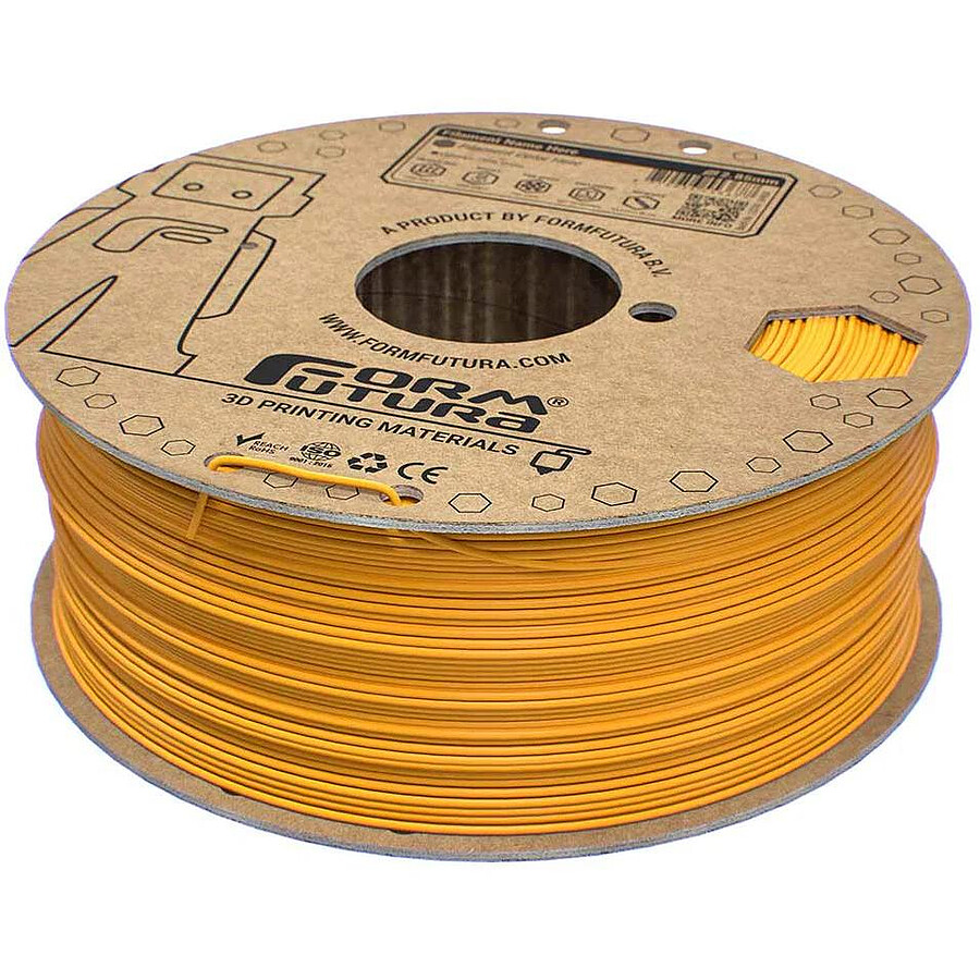 Filament 3D FormFutura EasyFil ePLA jaune foncé (signal yellow) 1,75 mm 1kg