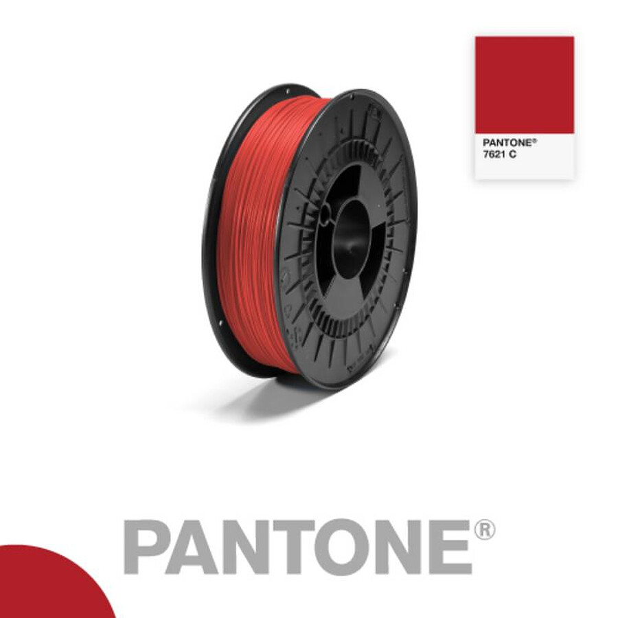 Filament 3D Pantone - PLA Rouge Fluo Translucide 750g - Filament 1.75mm