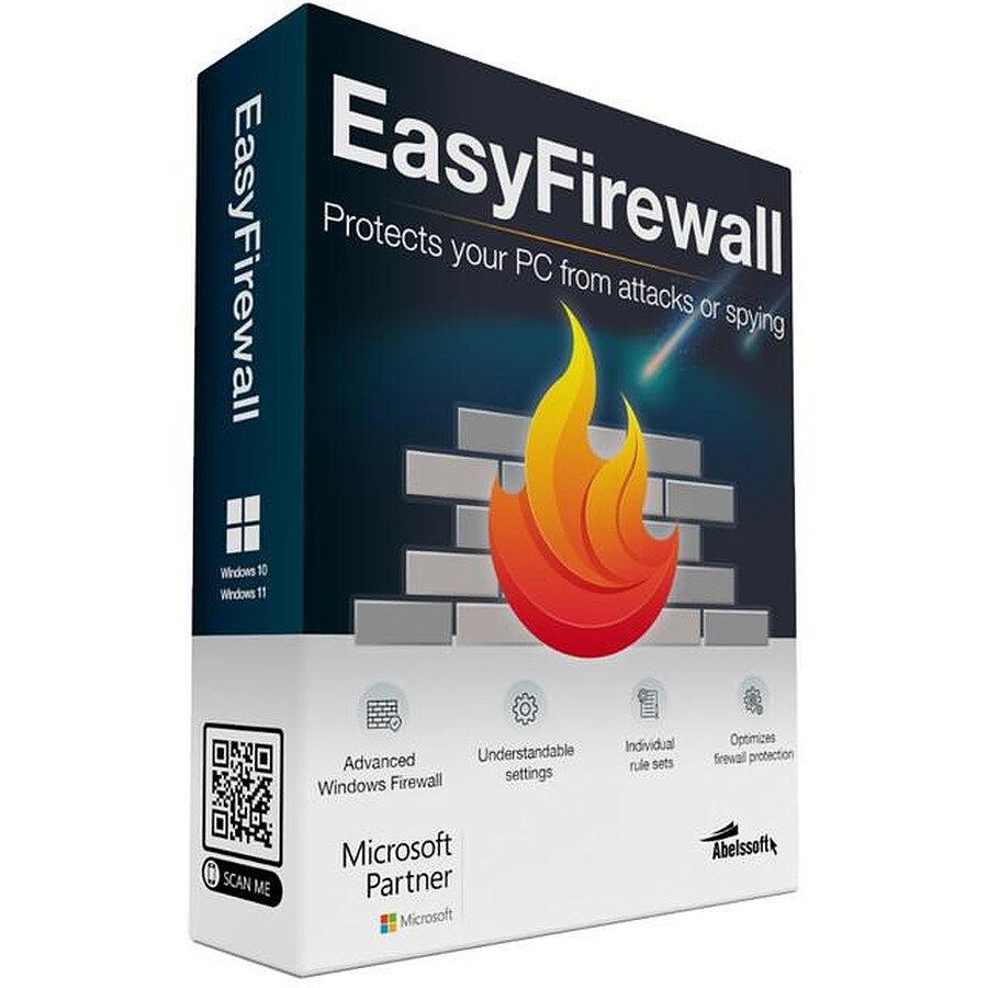 Logiciel antivirus et sécurité EasyFirewall - Licence perpétuelle - 1 PC - A télécharger
