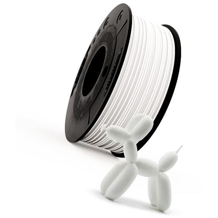 Filament 3D Recreus FilaFlex 82A ORIGINAL blanc (white) 1,75 mm 0,25kg