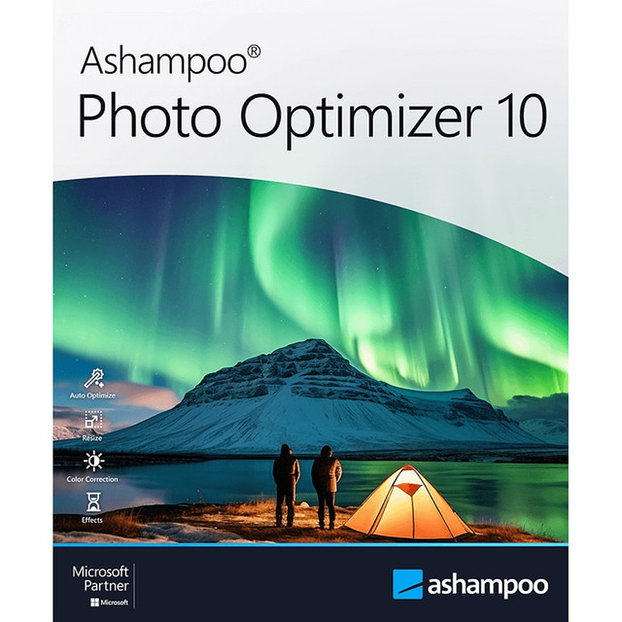 Logiciel home studio Ashampoo Photo Optimizer 10 - Licences perpétuelle - 1 poste - A télécharger