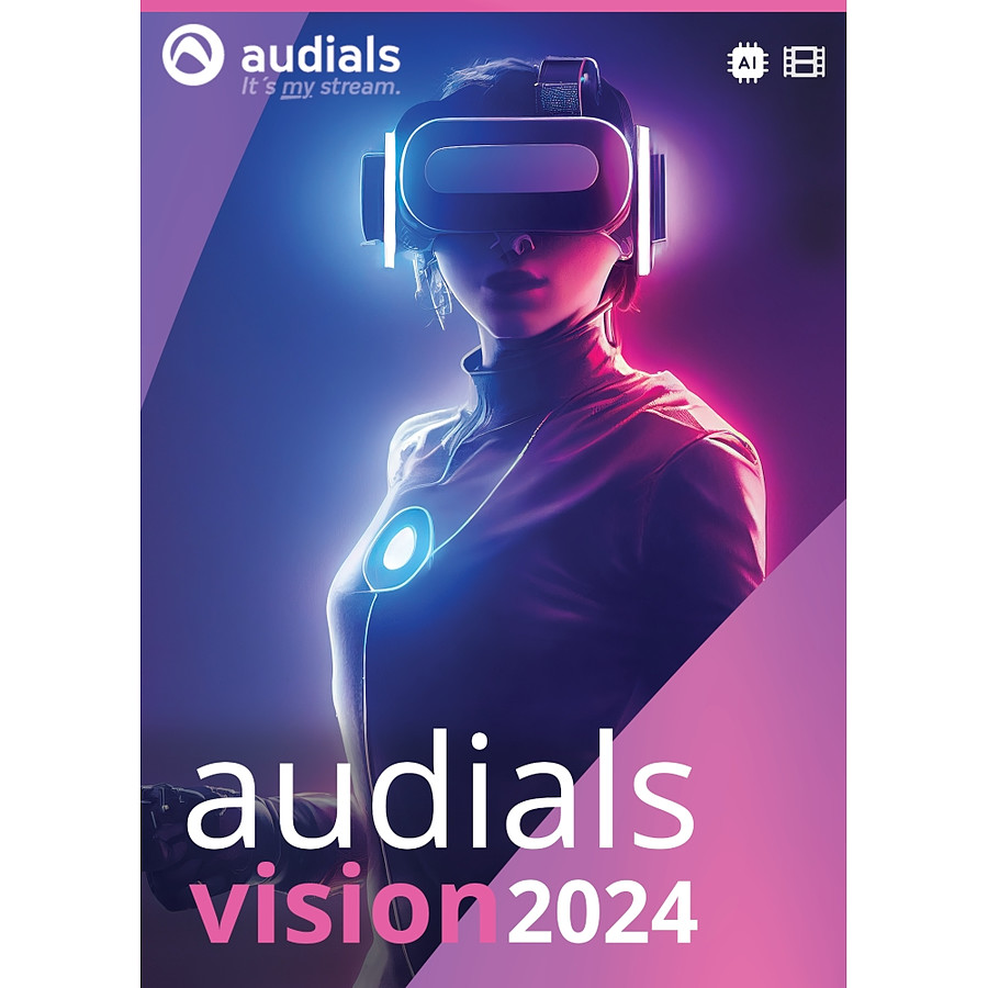 Logiciel image et son Audials Vision 2024 - Licence perpétuelle - 1 PC - A télécharger