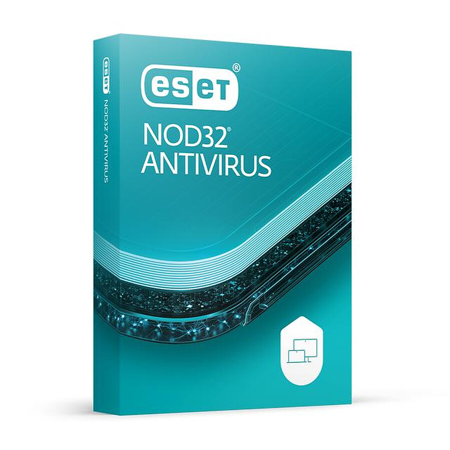 Logiciel antivirus et sécurité ESET Nod32 Antivirus 2024 - Licence 1 an - 1 poste - A télécharger