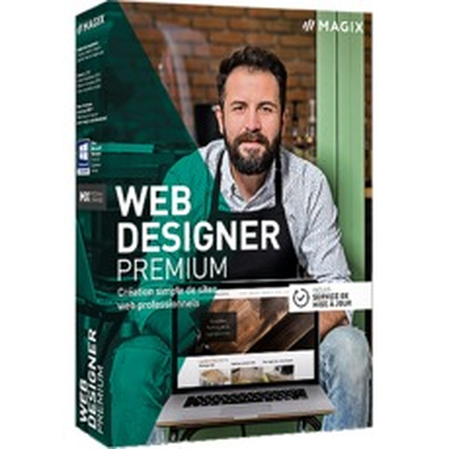 Logiciel image et son Magix Web Designer Premium - Licence perpétuelle - 1 poste - A télécharger