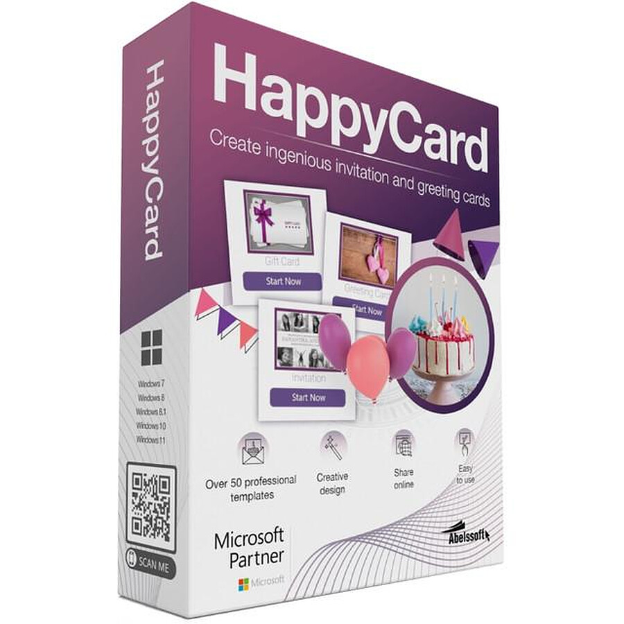 Logiciel utilitaire HappyCard - Licence perpétuelle - 1 PC - A télécharger