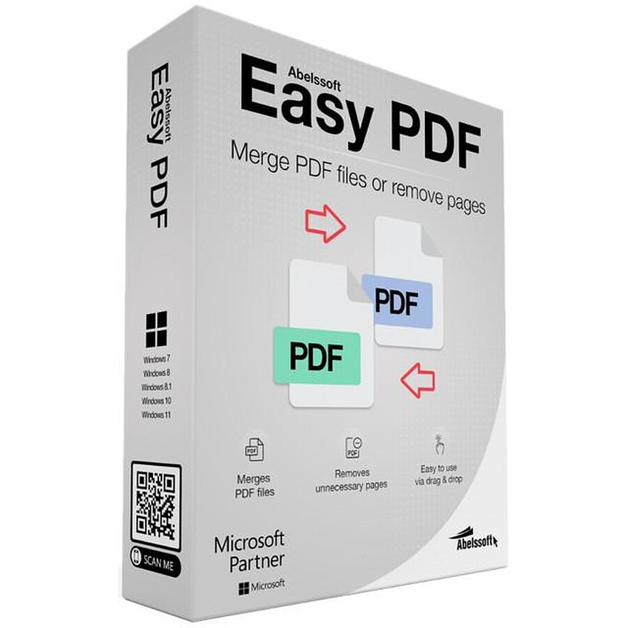 Logiciel bureautique Easy PDF - Licence perpétuelle - 1 PC - A télécharger