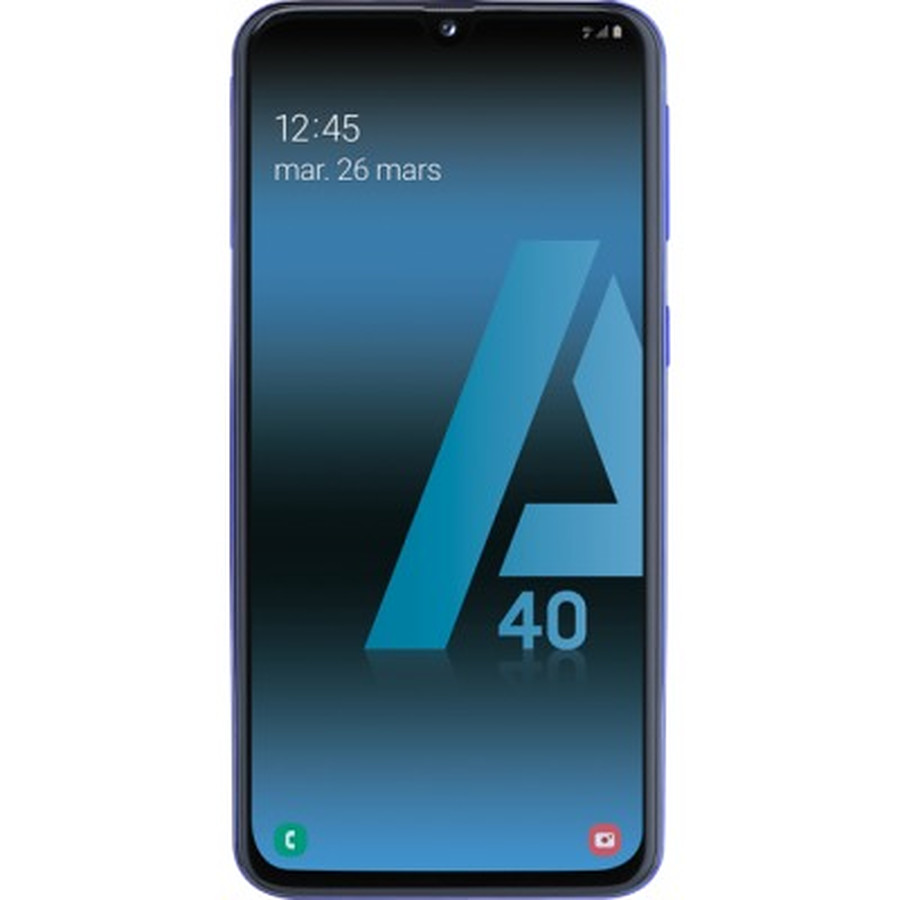 Smartphone reconditionné Samsung Galaxy A40 64Go Bleu · Reconditionné