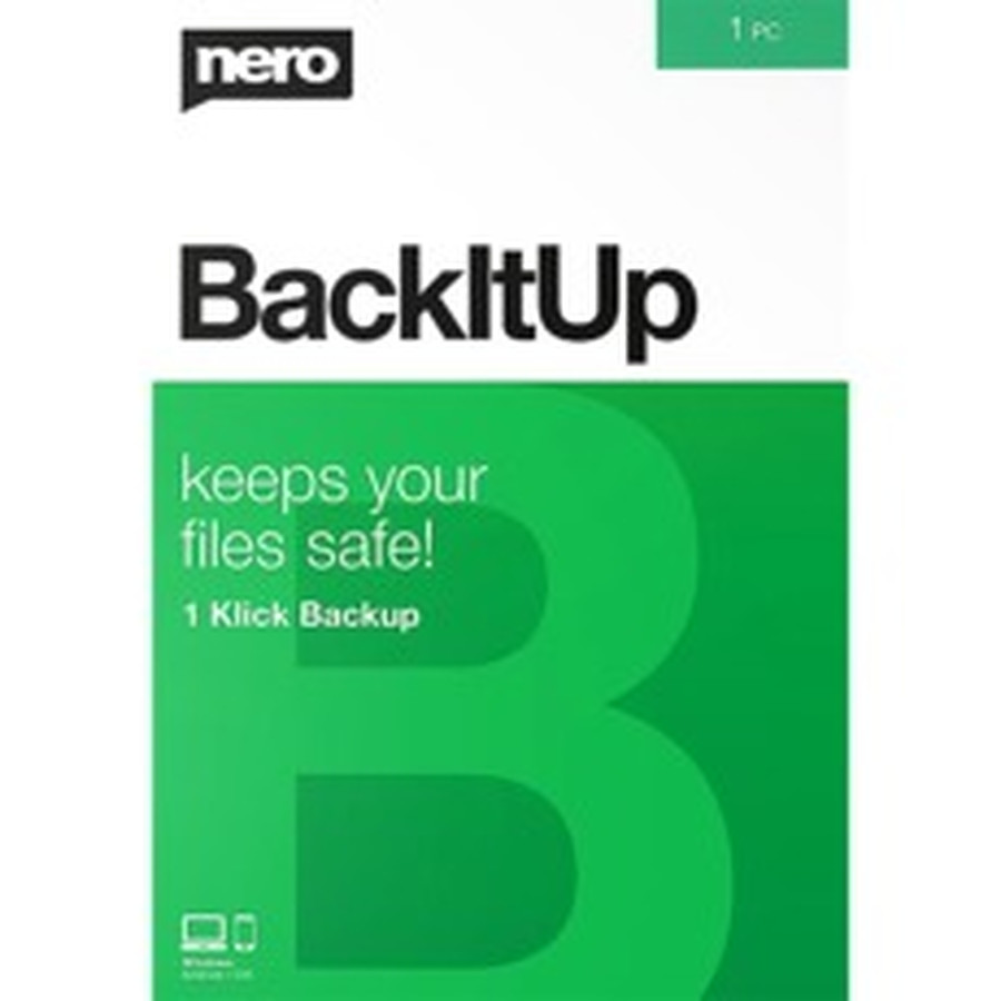 Logiciel utilitaire Nero BackItUp - Licence perpétuelle - 1 poste - A télécharger