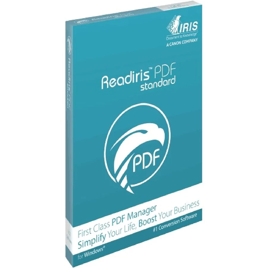 Logiciel bureautique Readiris PDF Standard 22 - Abonnement 1 an - 1 PC - A télécharger