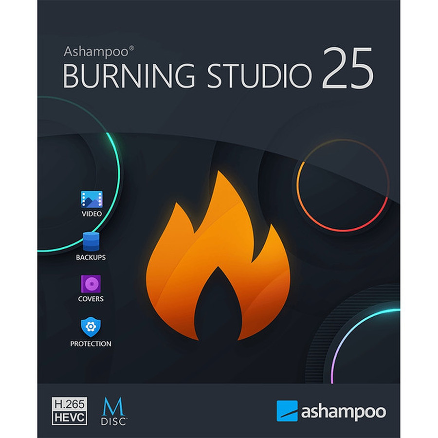 Logiciel utilitaire Ashampoo Burning Studio 25 - Licences perpétuelle - 1 poste - A télécharger