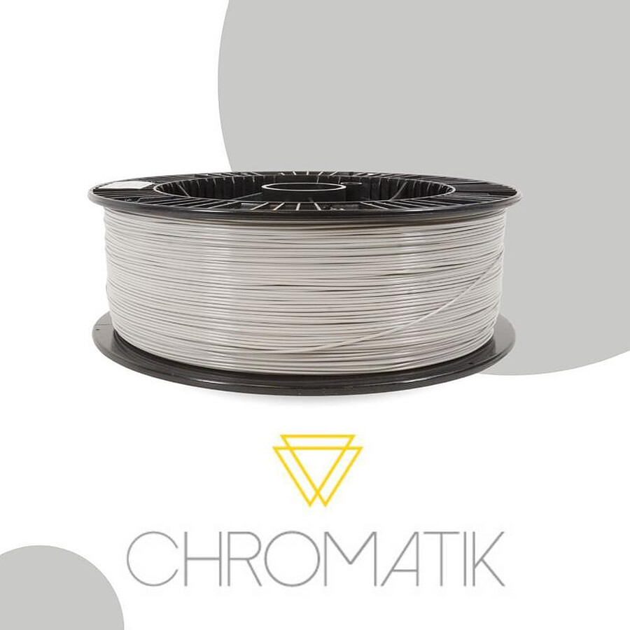 Filament 3D Chromatik - PLA Gris Clair 2200g - Filament 1.75mm