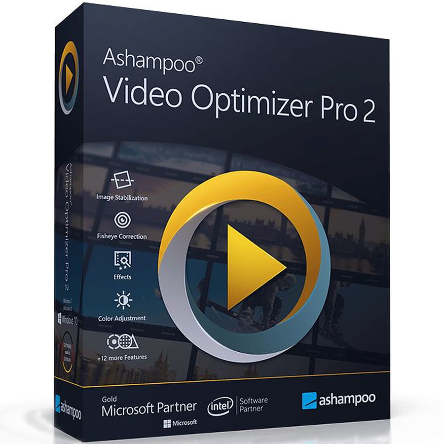 Logiciel image et son Ashampoo Video Optimizer Pro 2 - Licence perpétuelle - 1 poste - A télécharger
