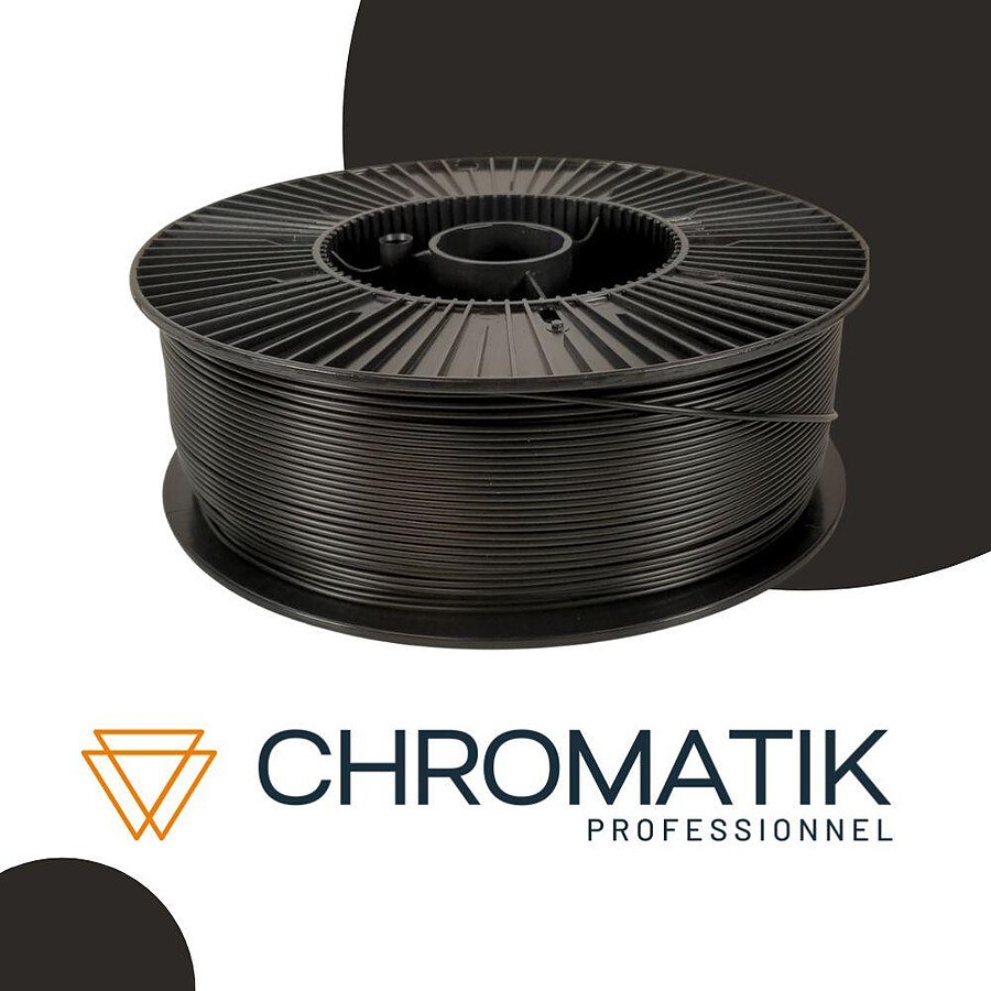 Filament 3D Chromatik - PLA Noir 4000g - Filament 2.85mm