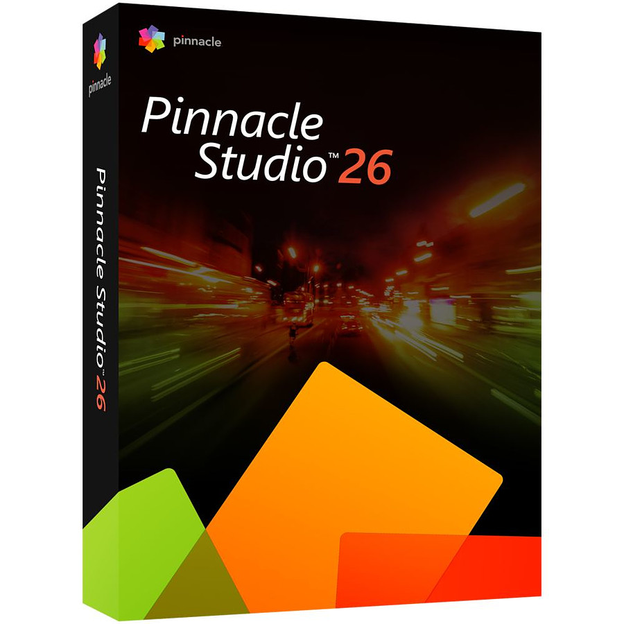 Logiciel image et son Pinnacle Studio 26 - Licence perpétuelle - 1 poste - A télécharger