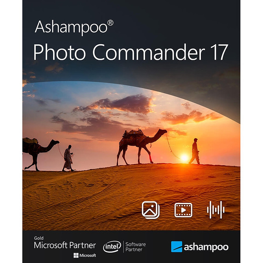 Logiciel image et son Ashampoo Photo Commander 17 - Licences perpétuelle - 1 poste - A télécharger