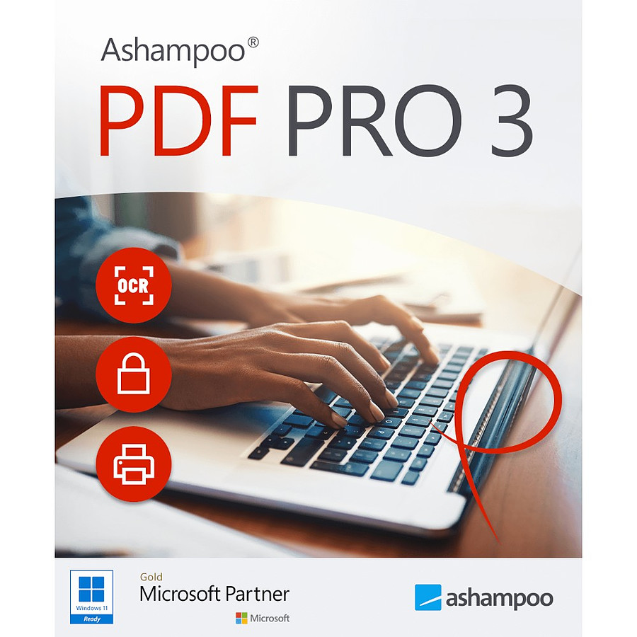 Logiciel bureautique Ashampoo PDF Pro 3 - Licence perpétuelle - 1 PC - A télécharger