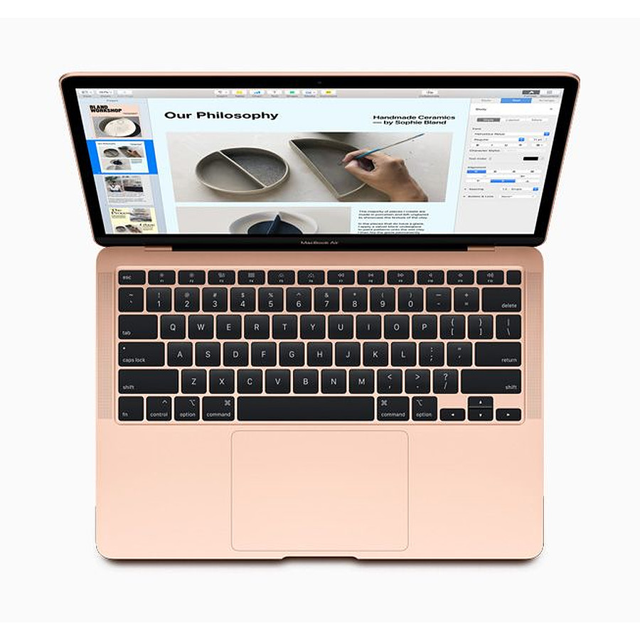 Macbook reconditionné Apple MacBook Air (2020) 13" Or Rose 8Go/512Go (MVH22FN/A) · Reconditionné