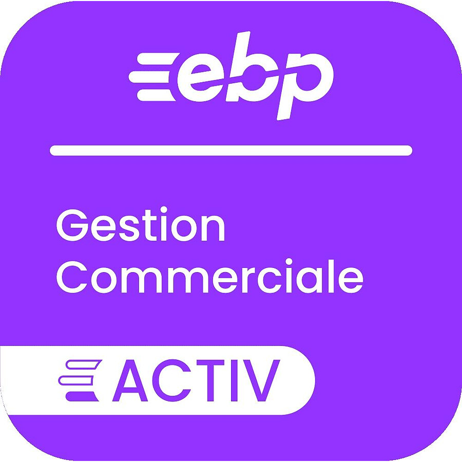 Logiciel comptabilité et gestion EBP Gestion Commerciale ACTIV + Service Privilège - Licence 1 an - 1 poste - A télécharger