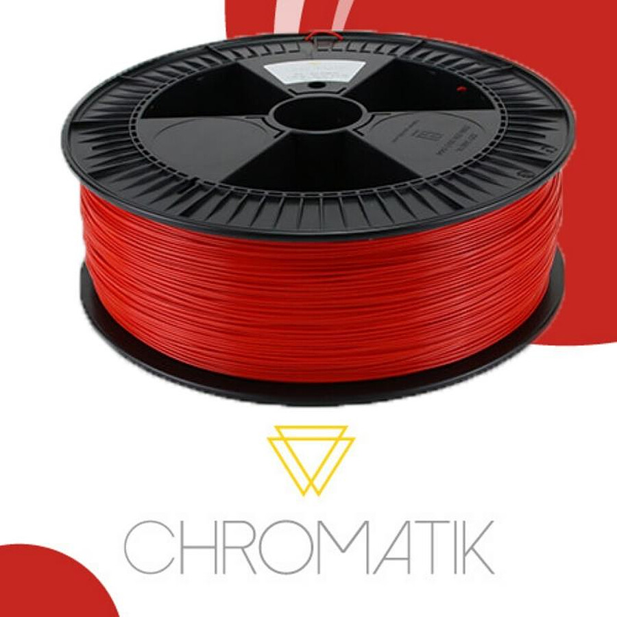 Filament 3D Chromatik - PLA Rouge Pompier 2300g - Filament 1.75mm