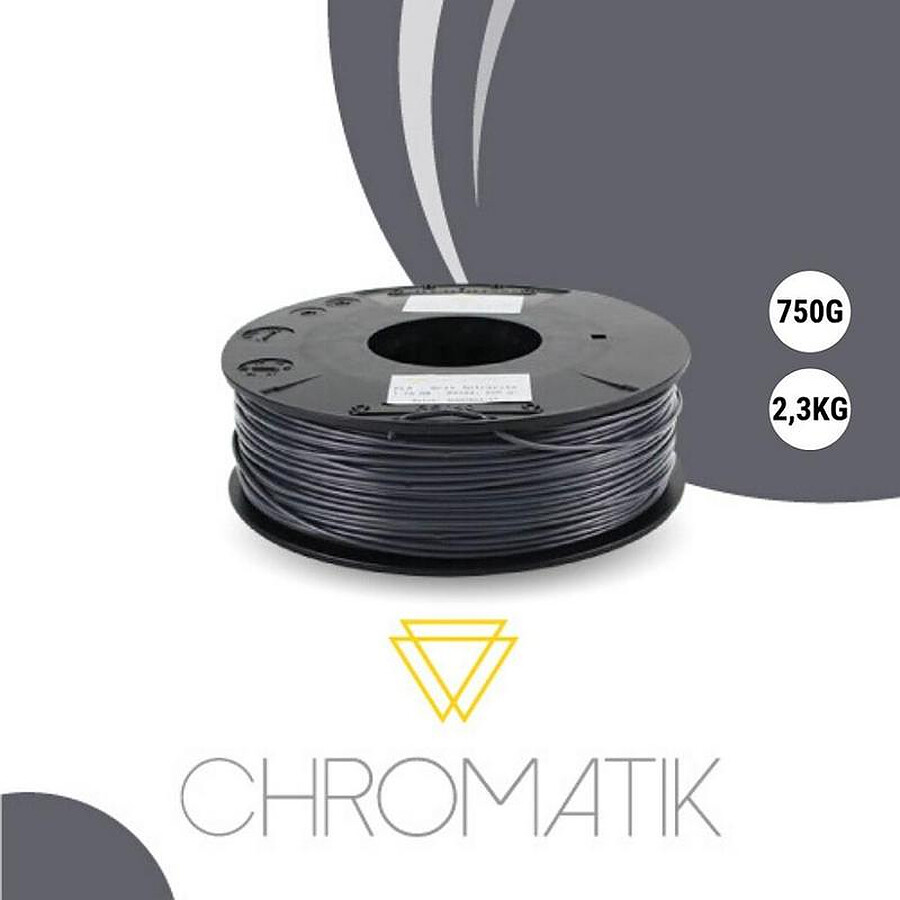 Filament 3D Chromatik - PLA Anthracite 750g - Filament 1.75mm