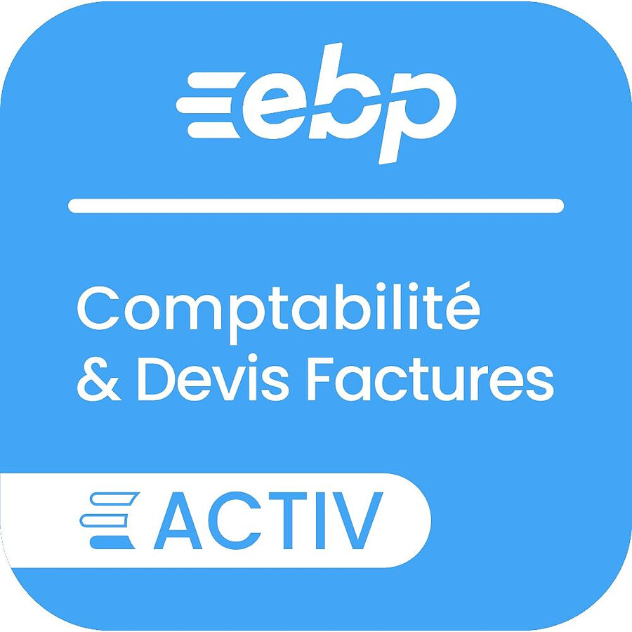 Logiciel comptabilité et gestion EBP Compta & Devis Factures ACTIV + Service Privilège  - Licence 1 an - 1 poste - A télécharger