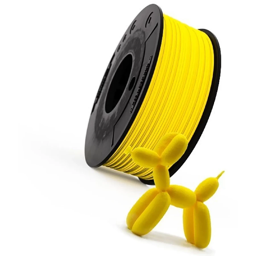 Filament 3D Recreus FilaFlex 82A ORIGINAL jaune (yellow) 1,75 mm 0,25kg