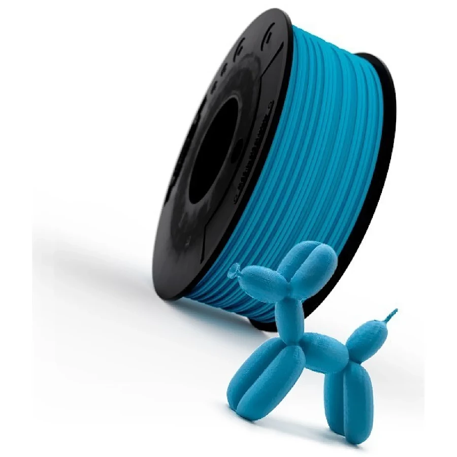 Filament 3D Recreus FilaFlex 82A ORIGINAL bleu (blue) 1,75 mm 0,25kg