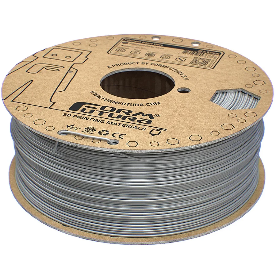 Filament 3D FormFutura EasyFil ePLA aluminium blanc (grey aluminium) 1,75 mm 1kg