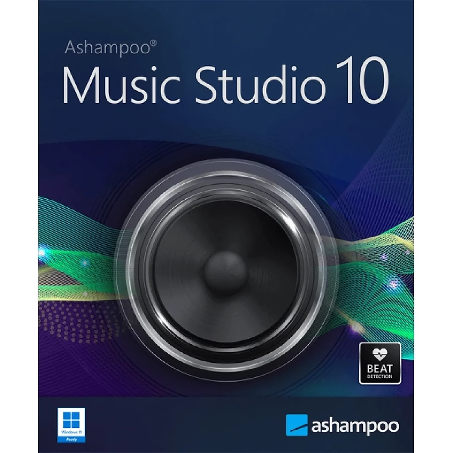 Logiciel image et son Ashampoo Music Studio 10 - Licences perpétuelle - 1 poste - A télécharger