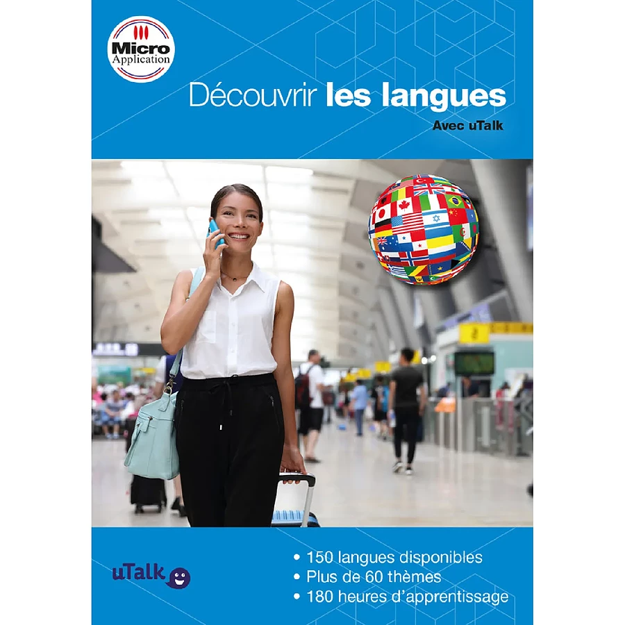 Logiciel éducatif et culturel Apprendre 150 langues 2024 - Licence 6 mois - 1 utilisateur - A télécharger