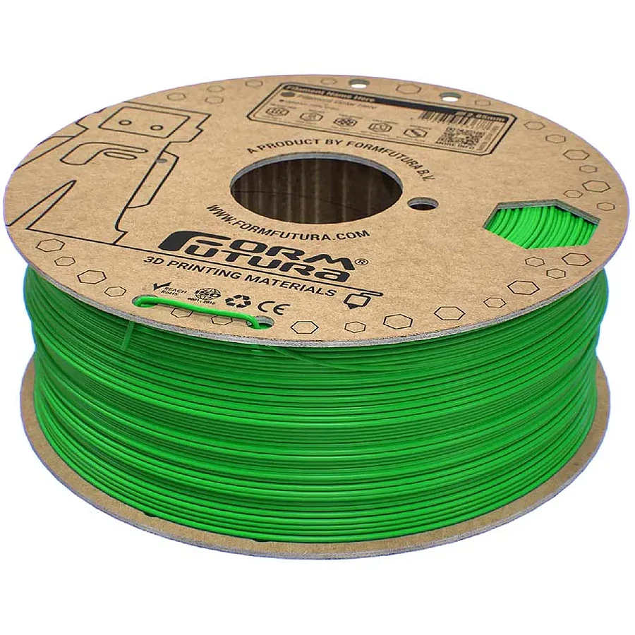 Filament 3D FormFutura EasyFil ePLA vert franc (luminous green) 1,75 mm 1kg