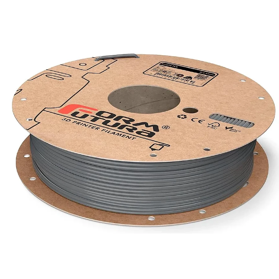 Filament 3D FormFutura EasyFil PLA gris (grey) 2,85 mm 0,75kg