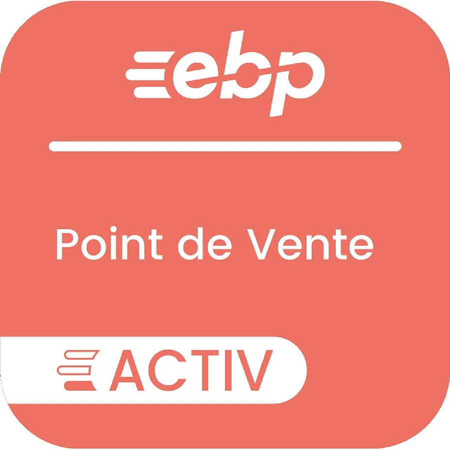 Logiciel comptabilité et gestion EBP Point de vente Activ Gamme Eco - Licence 1 an - 1 poste - A télécharger