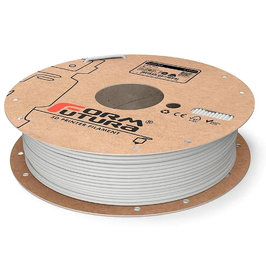 Filament 3D FormFutura EasyFil PLA gris clair (light grey) 2,85 mm 0,75kg